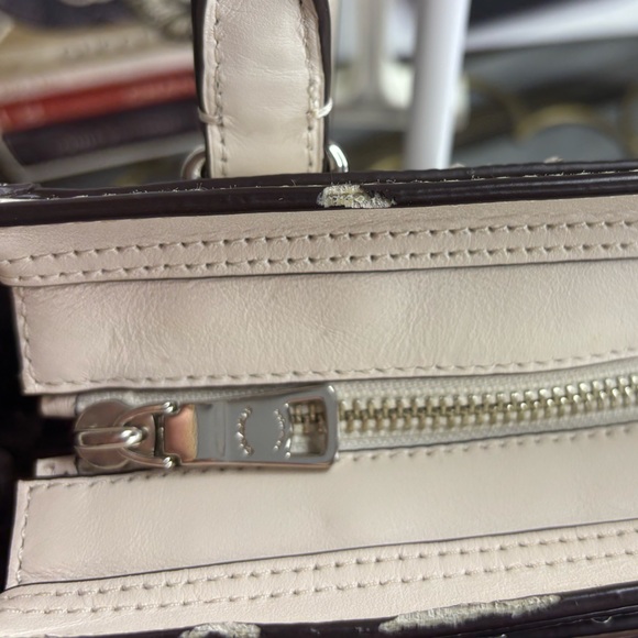 Coach 2018 Swagger 15 with ombre rivets Satchel w/ matching Wallet EUC - Picture 16 of 17